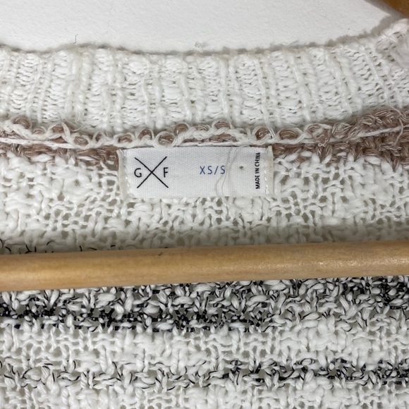 Gentle Fawn Boho Fringe Stripe Sweater Cardigan XS - Picture 4 of 12